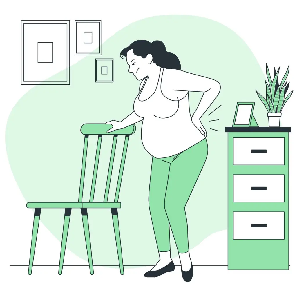 درمان کمردرد بعد زایمان