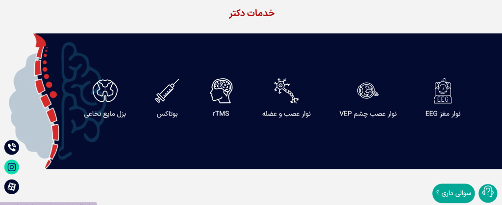 خدمات سایت دکتر مهربان