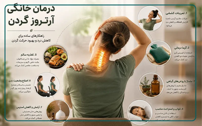 درمان خانگی آرتروز گردن